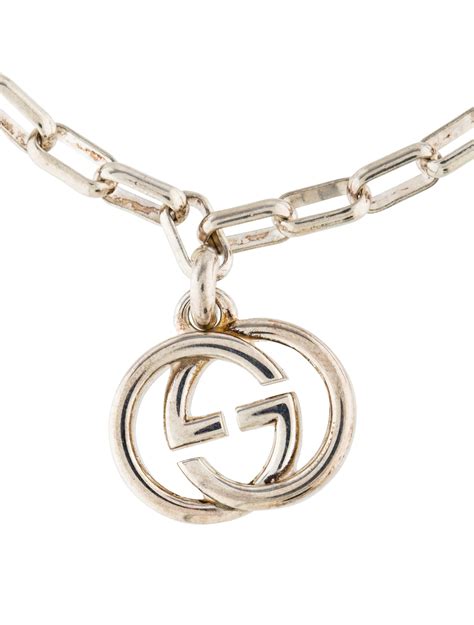 gucci sterling interlocking g charm|gucci interlocking g.